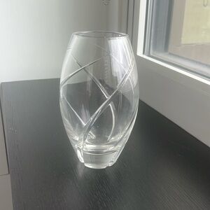 Tiffany & Co. Crystal Swirl Optic Vase